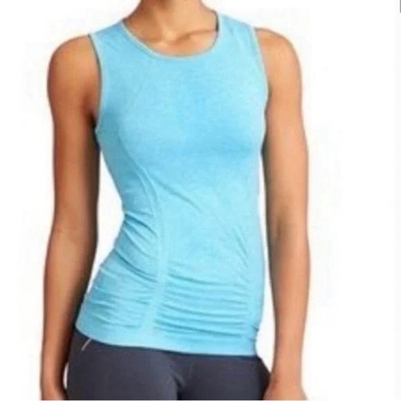 Athleta Tops - Athleta | Fastest Track Blue Racerback Top Small EUC